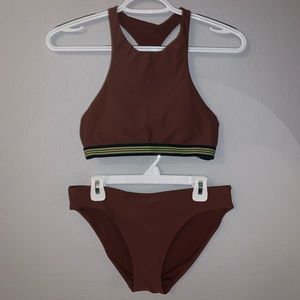 aerie halter swimsuit